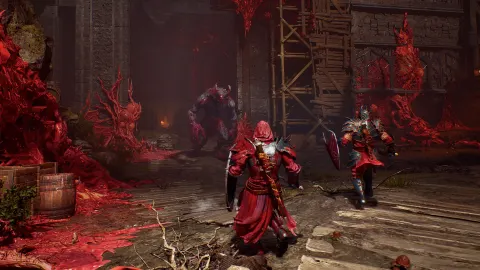 Crimson Moon, scène de gameplay officielle au format paysage