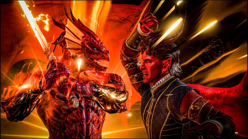 Personnage de Baldur’s Gate 3 préparé au combat avec un équipement défensif utile à un Sorcier