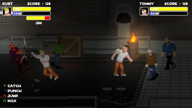 Un hommage aux beat'em up qui manque d'impact