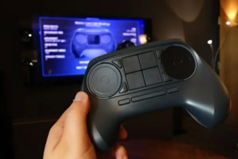 test Steam controller manette de test pour la Steam Machine de Valve