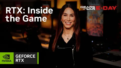 Gears of War : E-Day associé à DLSS 4.5 et RTX Mega Geometry
