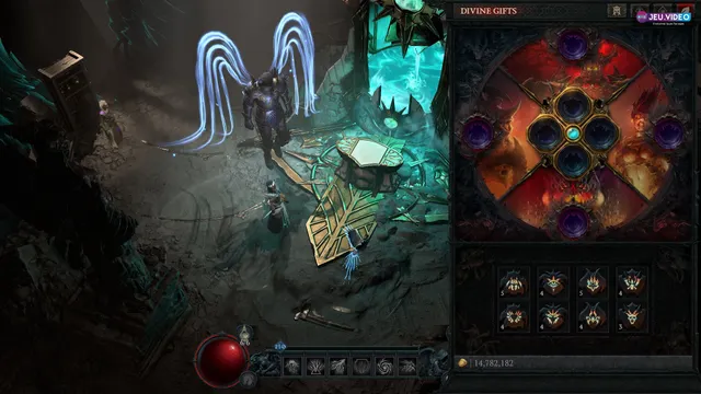 Visuel officiel de Diablo IV montrant les héros de Sanctuaire avant de préparer un build Nécromancien de progression