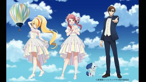 Première illustration officielle de la collaboration entre Saga City et ZOMBIE LAND SAGA