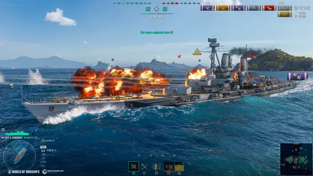 World of Warships 15.7, navires et bataille en mer dans l’Update 15.7