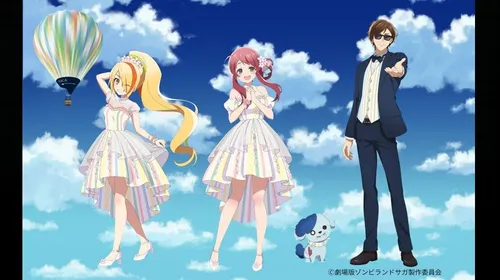 Première illustration officielle de la collaboration entre Saga City et ZOMBIE LAND SAGA