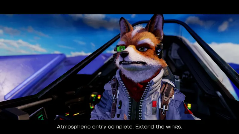 Combat spatial de Star Fox avec l Arwing dans une séquence officielle Nintendo