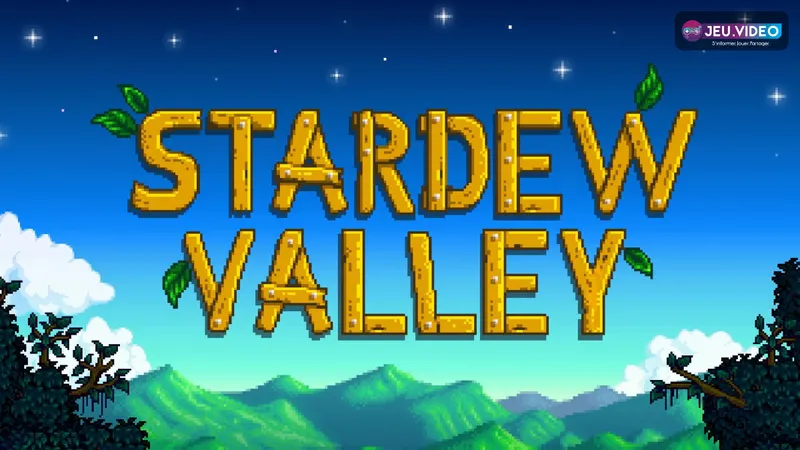 Test Stardew Valley : village et habitants pendant une activité
