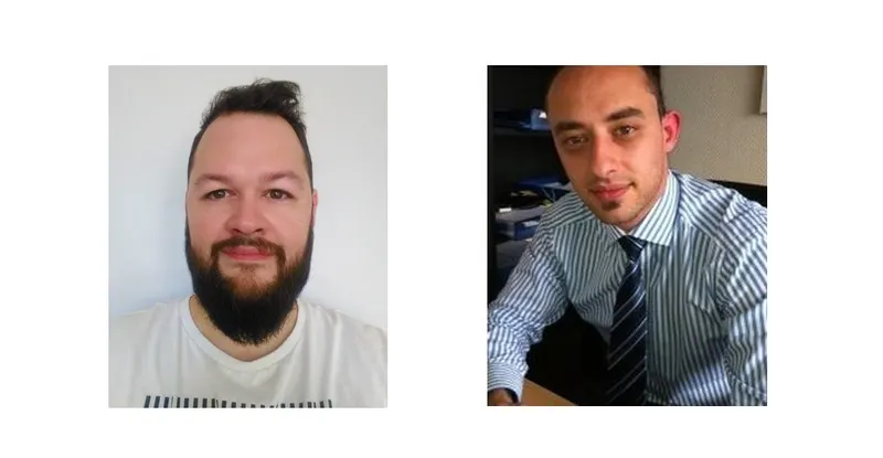 A gauche : Jonas, à droite : Matthieu