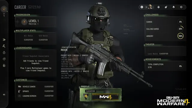 Modern Warfare 4 : présentation des systèmes de progression et de Prestige