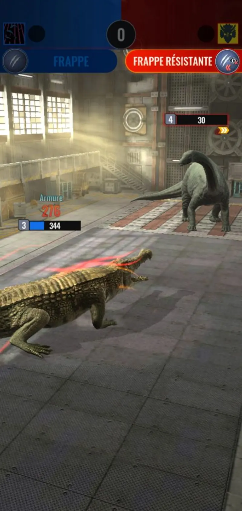 Jurassic World Alive - combat