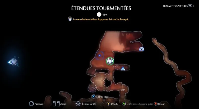 Ori and the Will of the Wisps - quête des graines mystérieuses - six