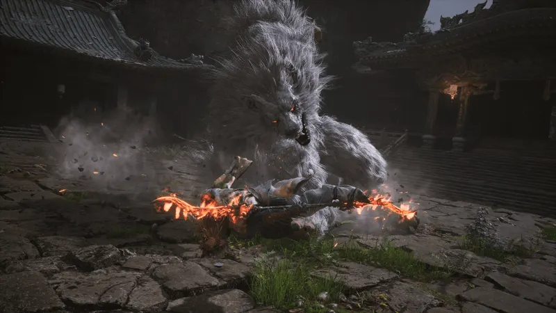 Capture officielle de Black Myth : Wukong montrant le contexte de gameplay pour l'étape 4 du guide joueur