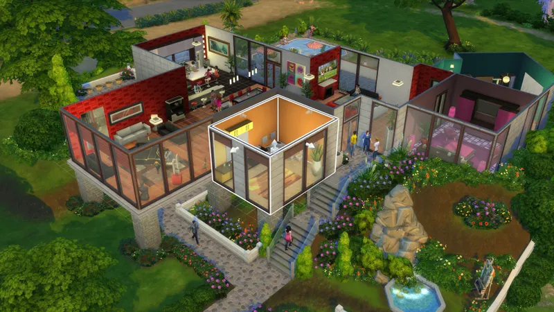 The Sims 4 avis : construction d’une maison avec le mode Bâtir