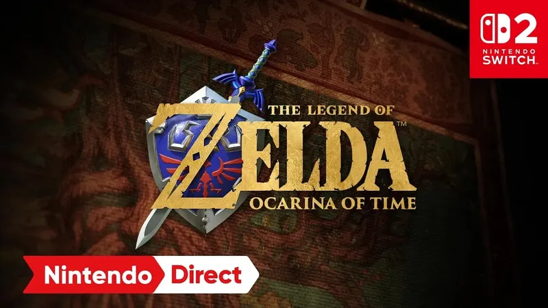 Vignette WebP officielle du trailer Zelda Ocarina of Time sur Switch 2