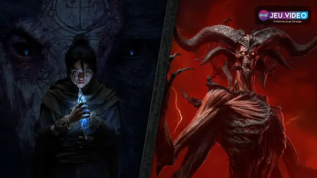 Visuel officiel de Diablo IV Lord of Hatred montrant Neyrelle et Mephisto pour un guide de progression et ressources