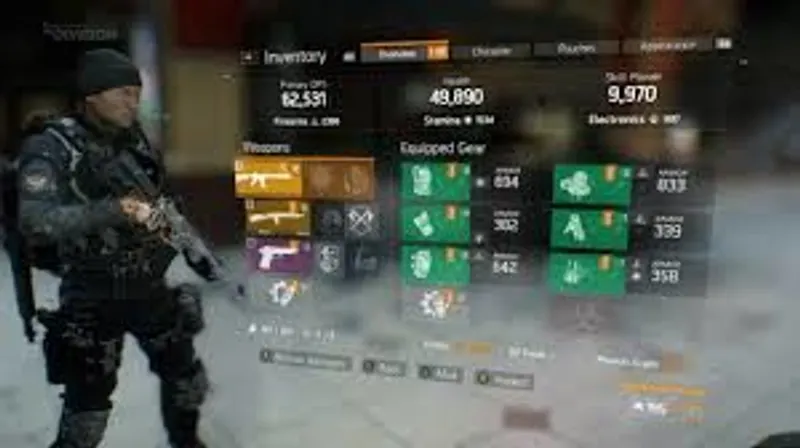 the division DLC Survie equipement