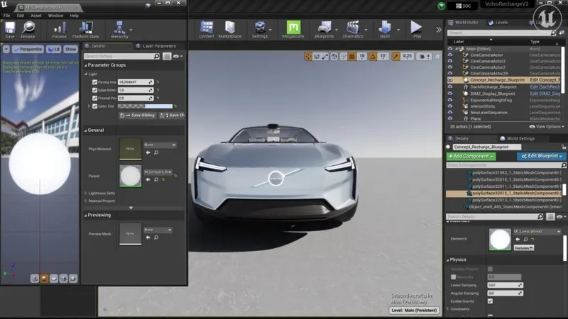 Association Volvo - Unreal Engine - Logiciel