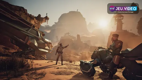 Dune : Awakening montre Arrakis avec un désert immense, des véhicules et une exploration à ciel ouvert