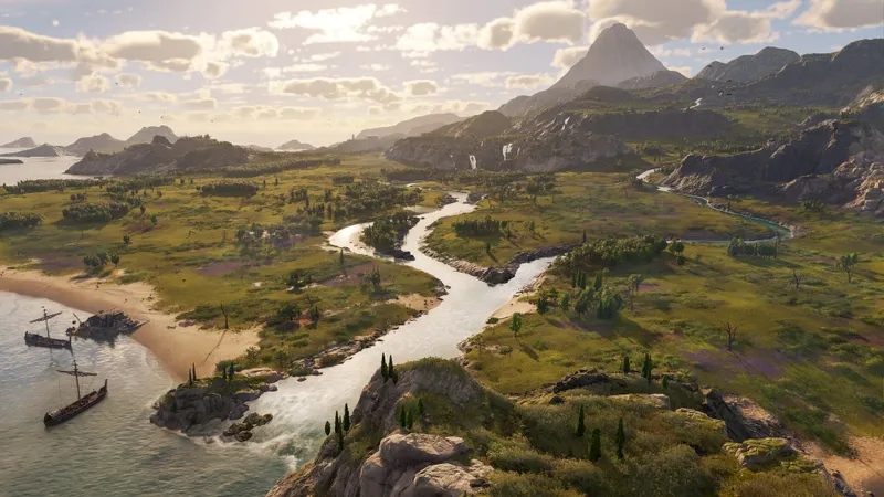 Capture officielle de Anno 117 : Pax Romana – Prophecies of Ash montrant le contexte de gameplay de Cinis