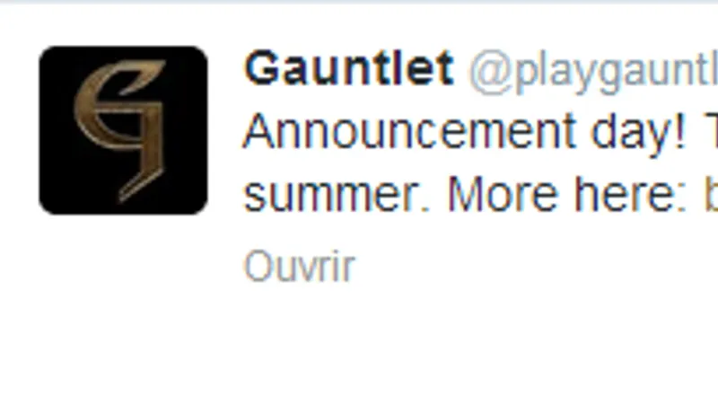 Le nouveau Gauntlet sortira pour l'été 2014 !