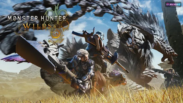 Affrontement officiel contre Arkveld dans Monster Hunter Wilds, utilisé pour illustrer les chasses en coopération entre PS5, Xbox et Steam