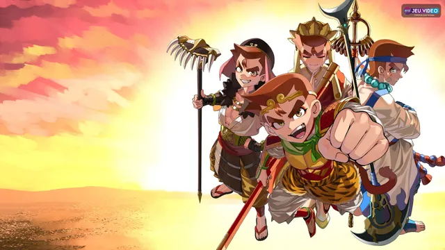 Kunio dans River City Saga Journey to the West